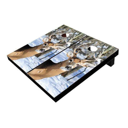 Deer In Snow All-Weather Cornhole Boards