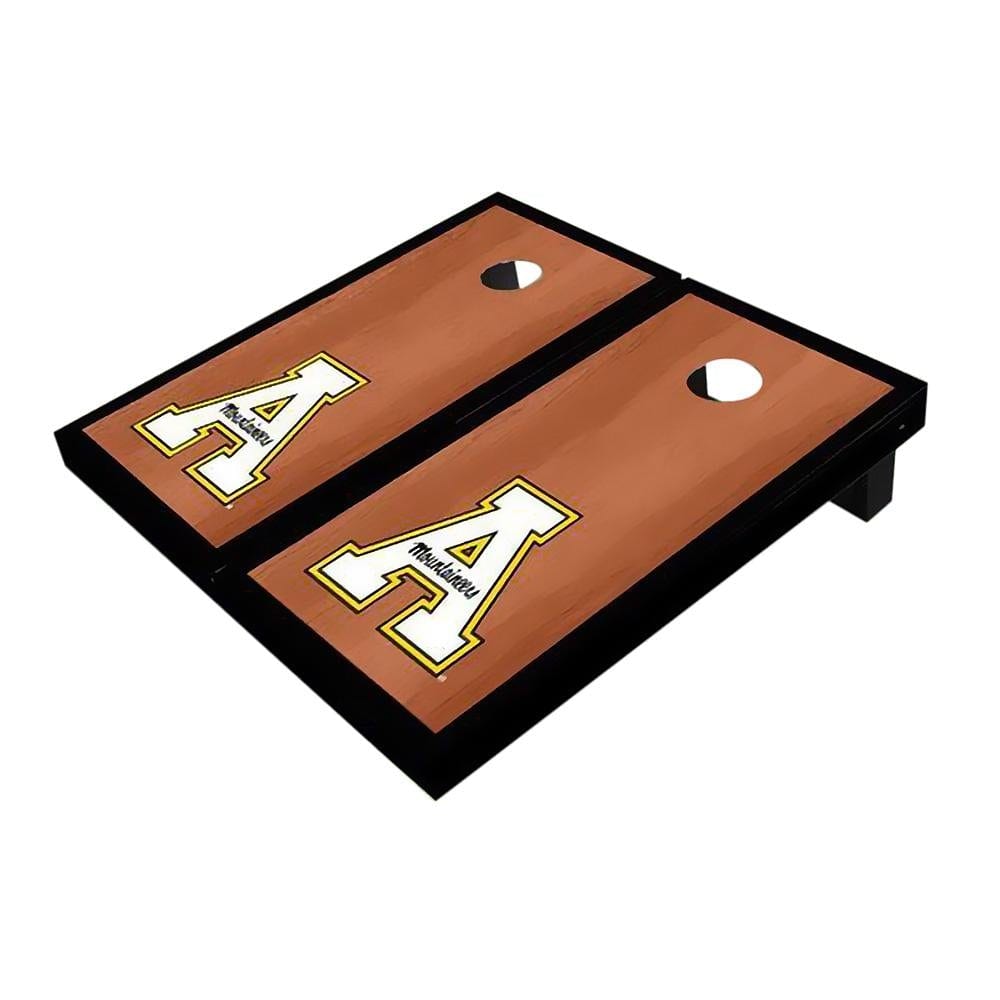 Appalachian State Black Rosewood Cornhole Boards