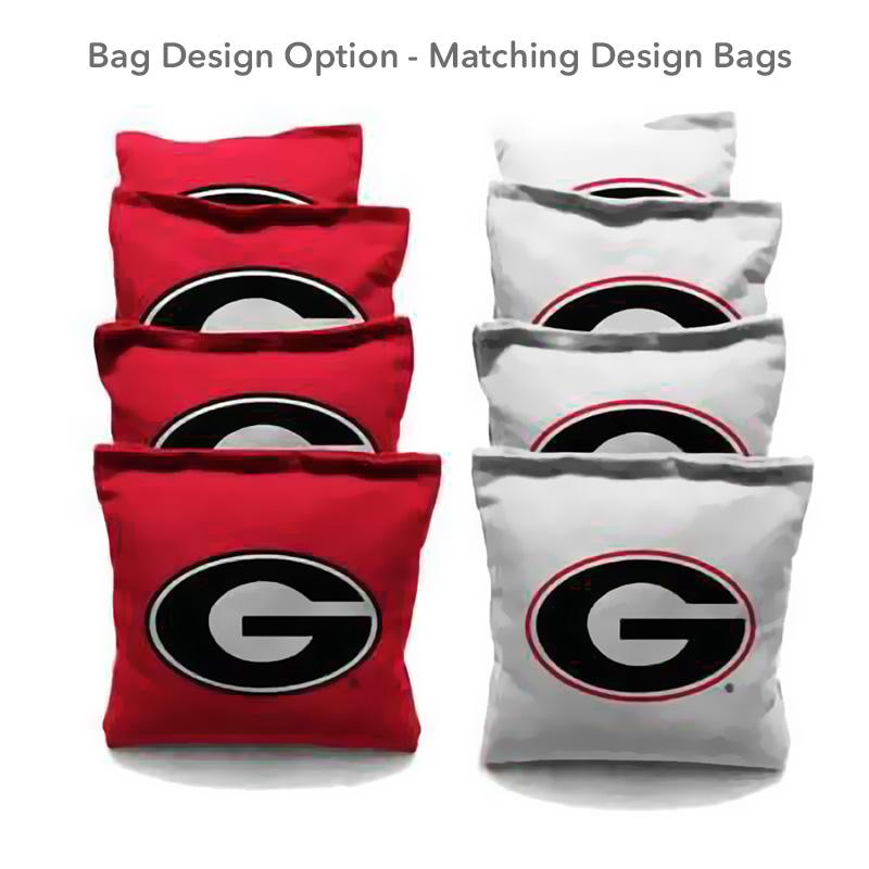 Georgia Alternating team logo cornhole