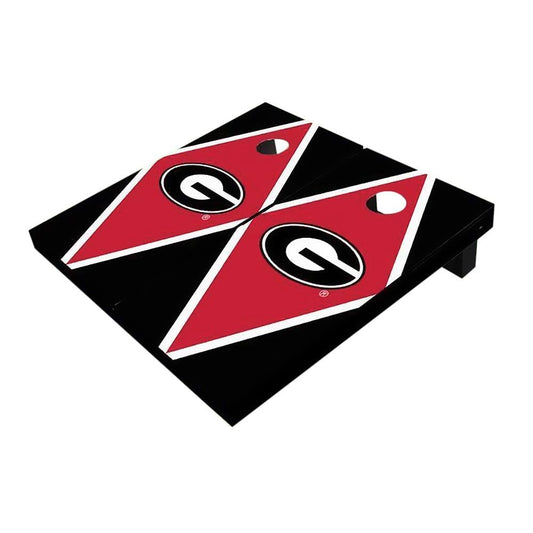 Georgia Red And Black Diamond Cornhole Boards