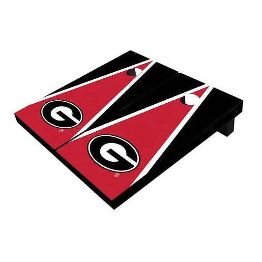 Georgia Red And Black Triangle Cornhole Boards