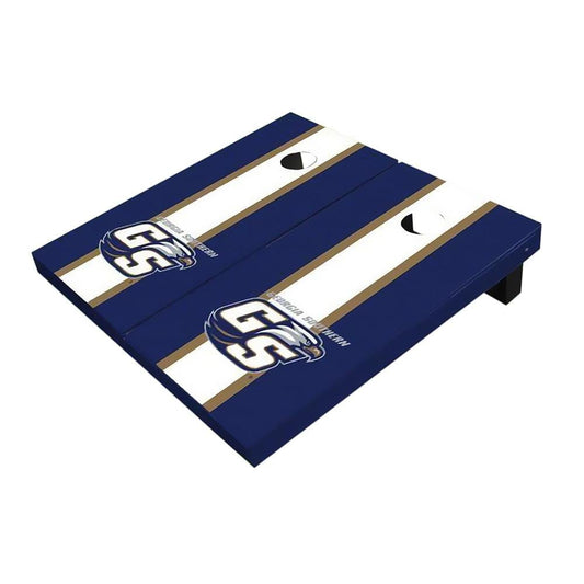 Georgia Southern White And Blue Cornhole Boards