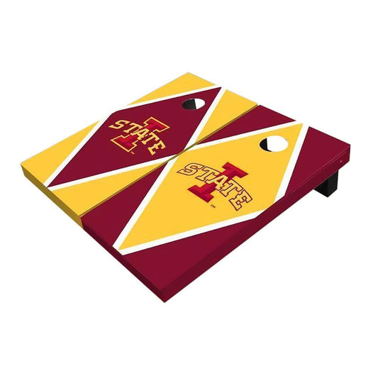 Iowa State Alternating Diamond Cornhole Boards