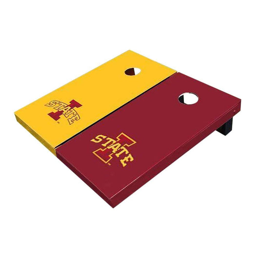 Iowa State Alternating Solid Cornhole Boards