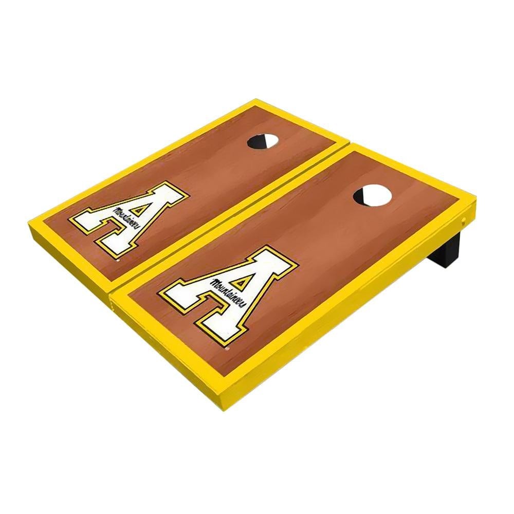 Appalachian State Yellow Rosewood All-Weather Cornhole Boards