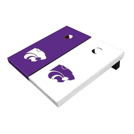 Kansas State Alternating Solid Cornhole Boards