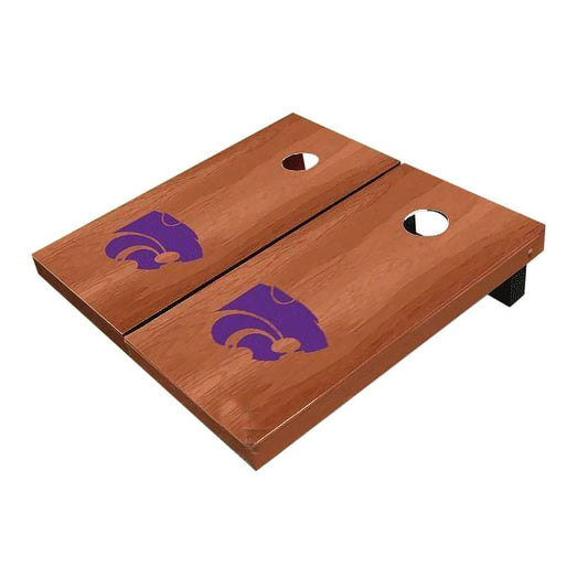 Kansas State Solid Rosewood Cornhole Boards