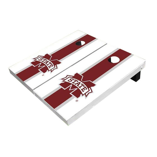 Mississippi State Maroon And White All-Weather Cornhole Boards