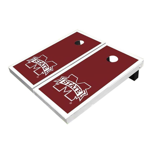 Mississippi State White Cornhole Boards