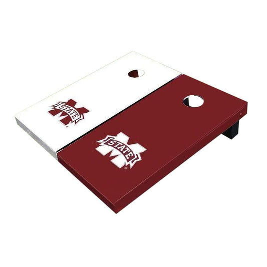 Mississippi State Alternating Solid Cornhole Boards