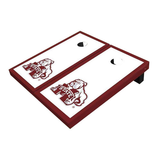 Mississippi State Bulldog Maroon Cornhole Boards