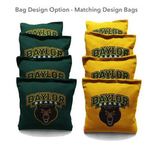 Baylor Bear Rosewood Alternating team logo cornhole
