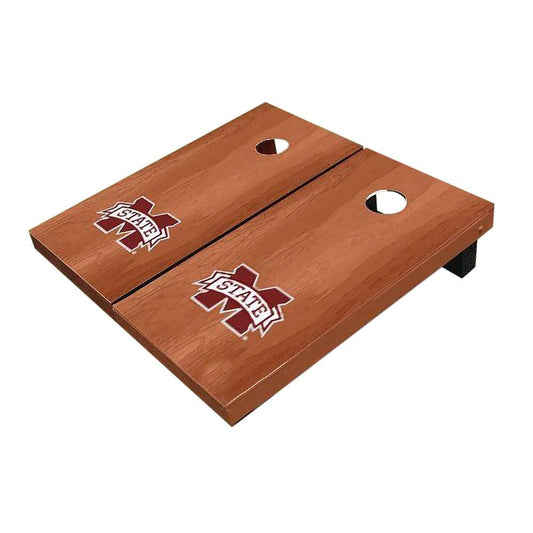 Mississippi State Solid Rosewood All-Weather Cornhole Boards