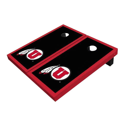 Utah Black Cornhole Boards