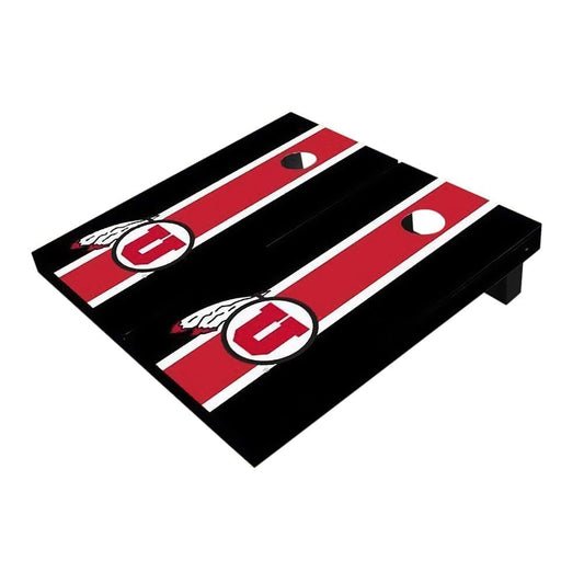 Utah Red And Black All-Weather Cornhole Boards