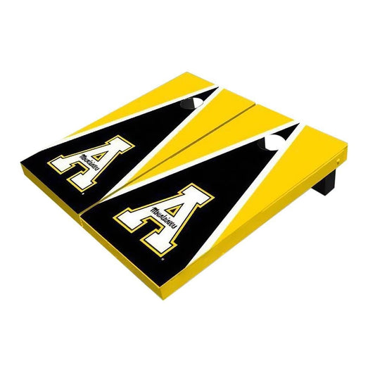 Appalachian State Black And Yellow Triangle All-Weather Cornhole Boards