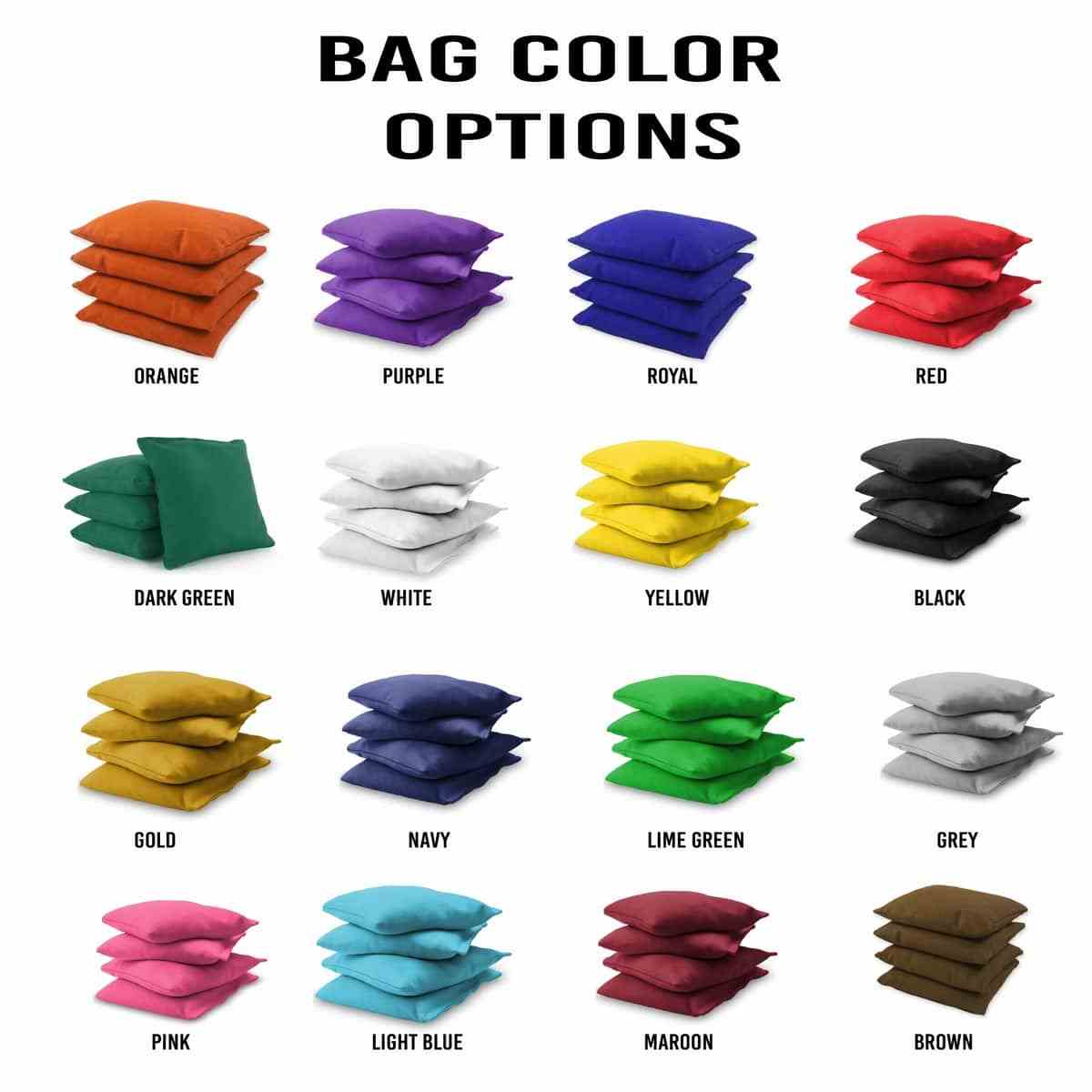 Tiki bag colors