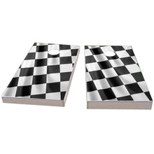 Full Size Checkered Flag All-Weather Cornhole
