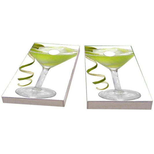 Margarita Glass Cornhole Boards