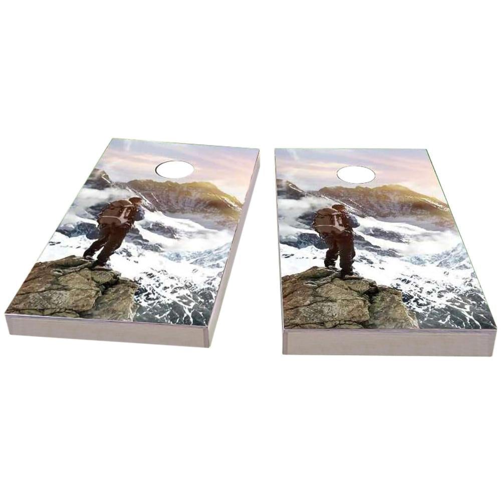 Mountain Climber Cornhole Boards