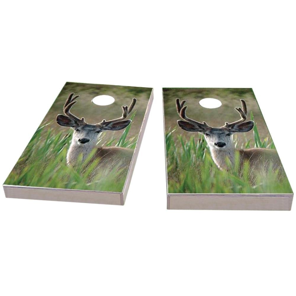 Mule Deer in Wetlands All-Weather Cornhole