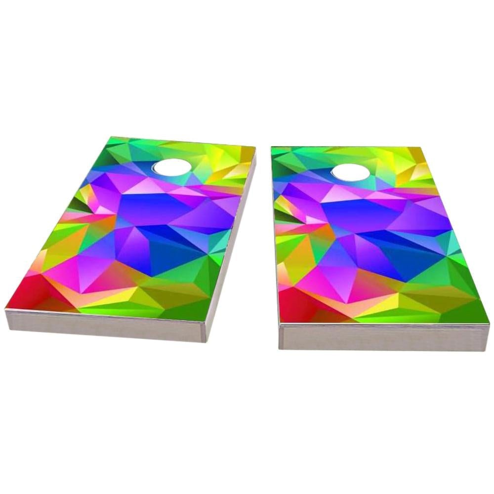 Multi Colored Prism All-Weather Cornhole