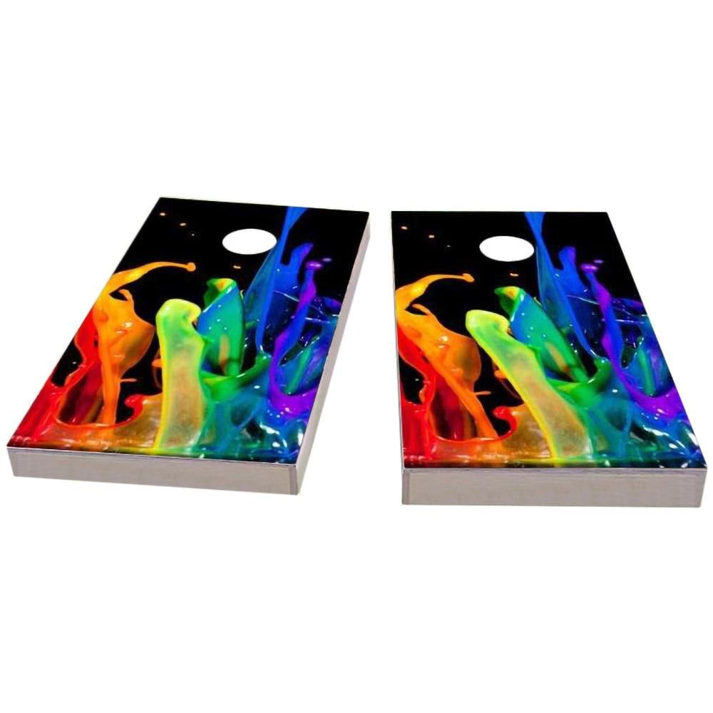 Paint Splatter All-Weather Cornhole