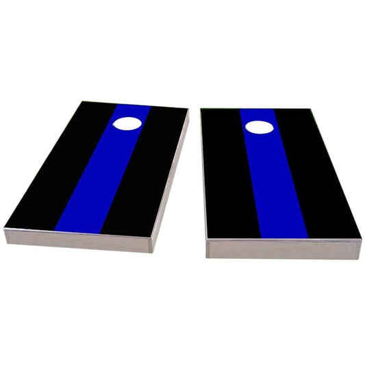 Simple Blue Line All-Weather Cornhole