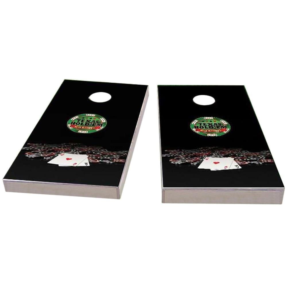 Texas Hold'em No Limit All-Weather Cornhole