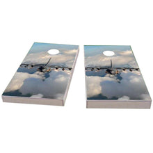 AC130 Flares Theme All-Weather Cornhole
