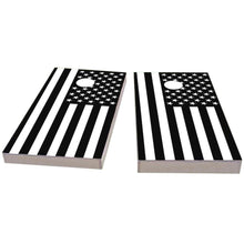 Black & White Flag All-Weather Cornhole
