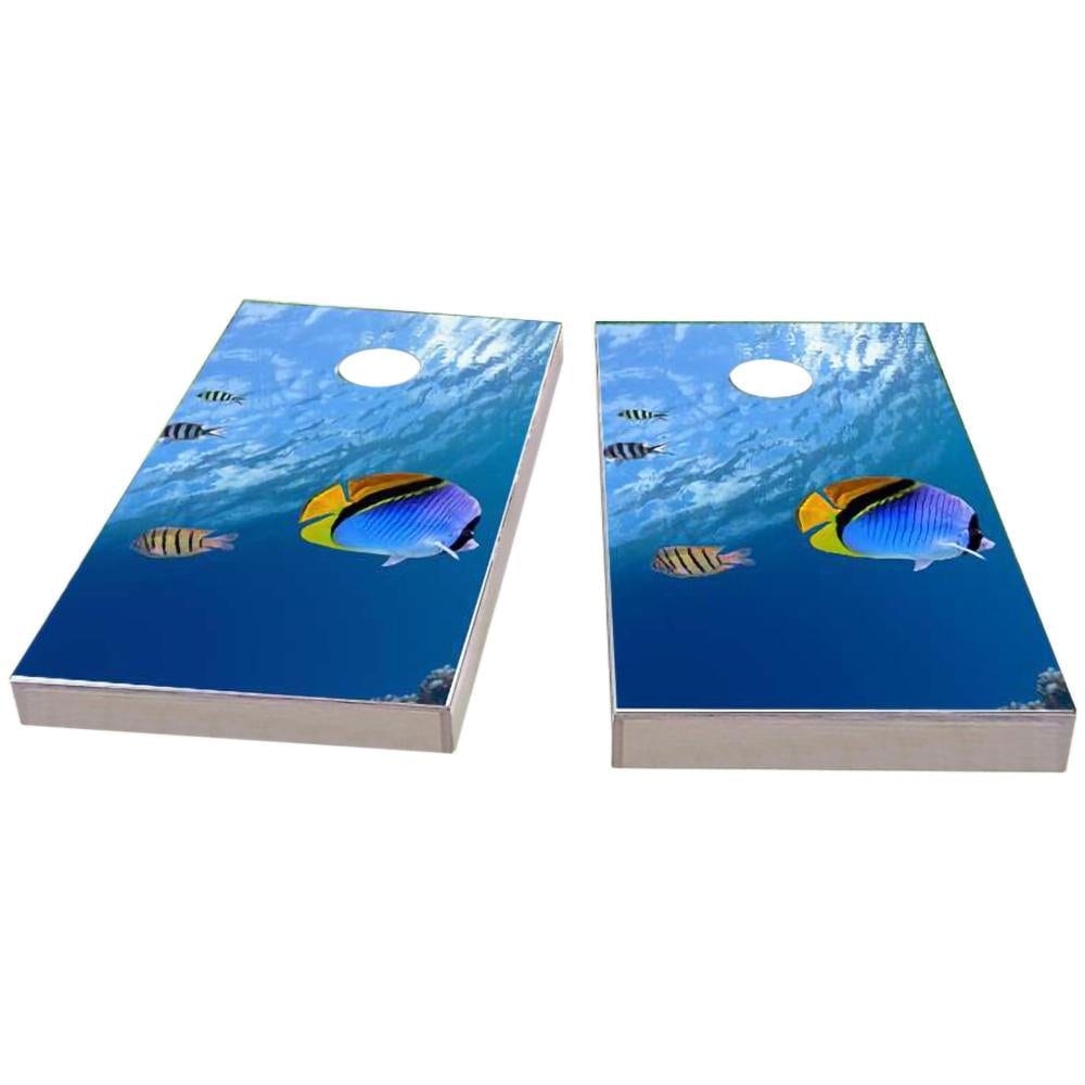 Blue Fish All-Weather Cornhole