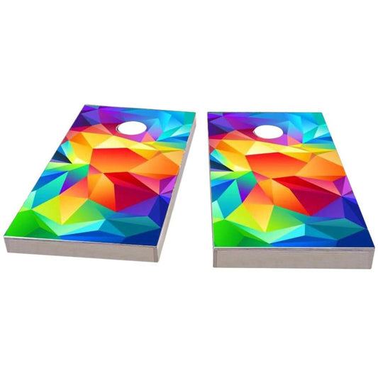 Bright Colored Flipped Prisms All-Weather Cornhole