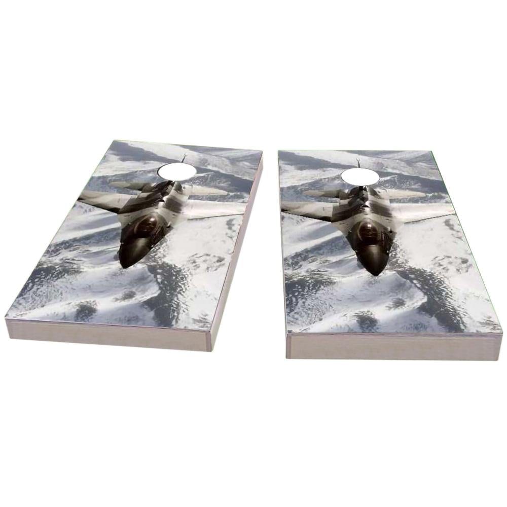 Camo Jet Cornhole Boards