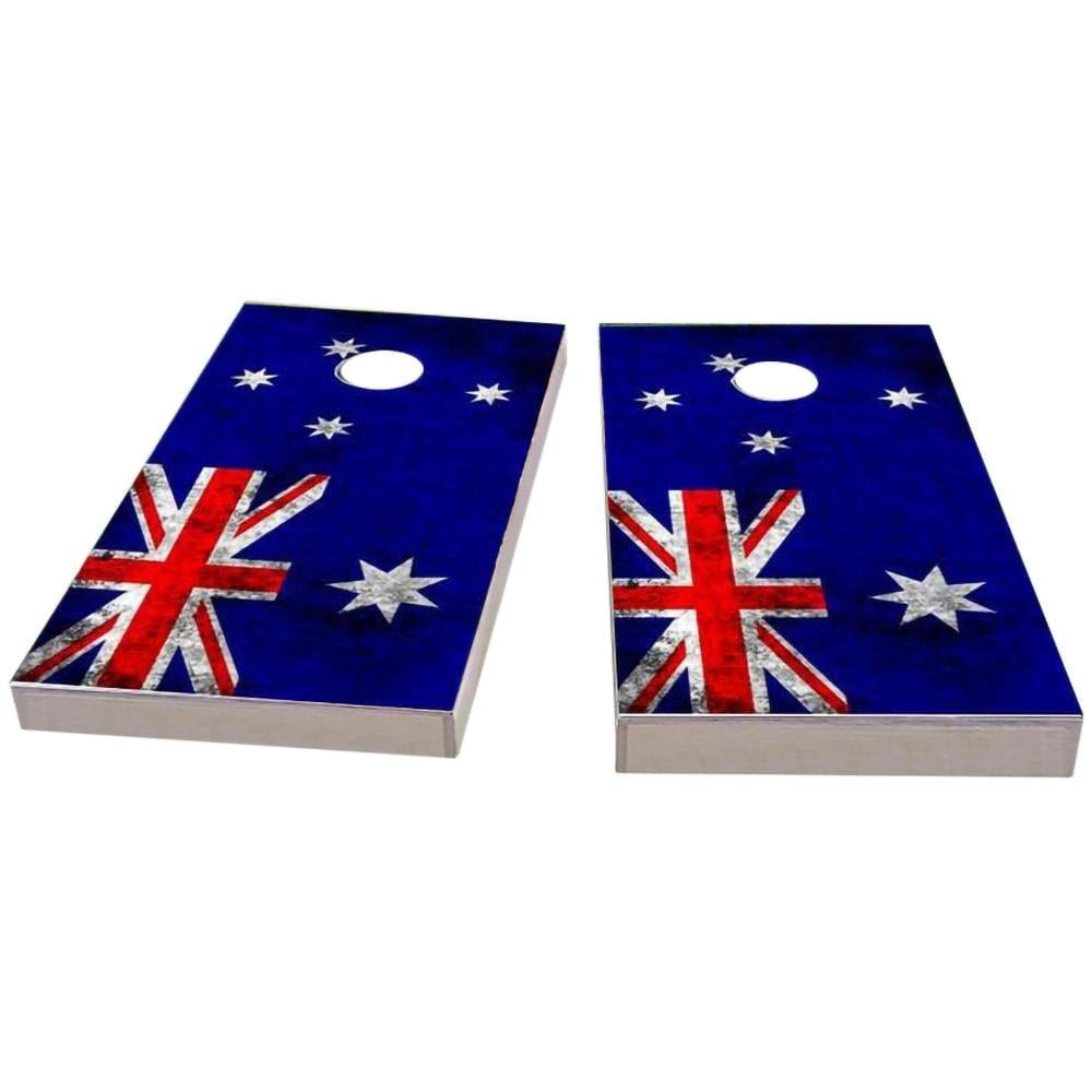 Australia Worn Flag All-Weather Cornhole