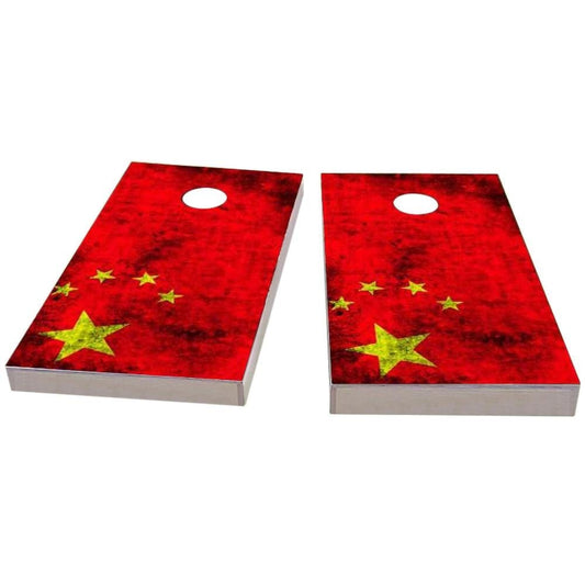 China Worn Flag All-Weather Cornhole