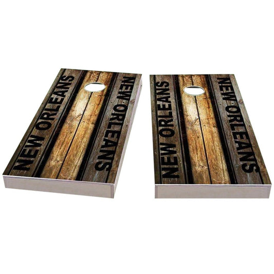 New Orleans Football Cornhole Boards