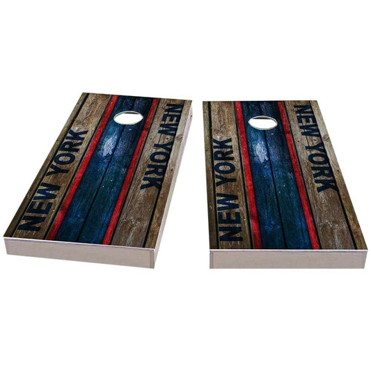 New York Football Cornhole Boards