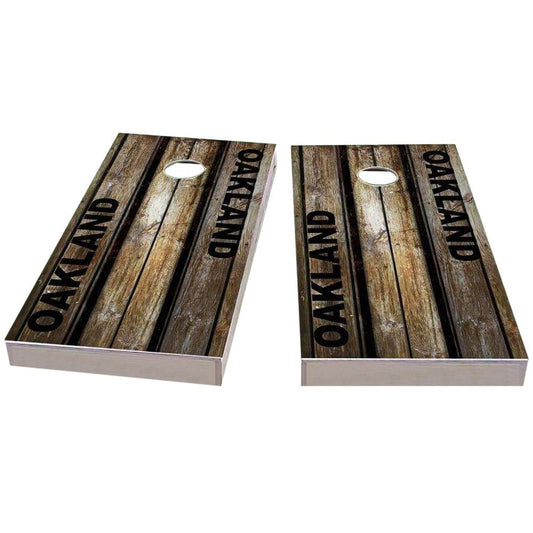 Oakland Football Cornhole Boards