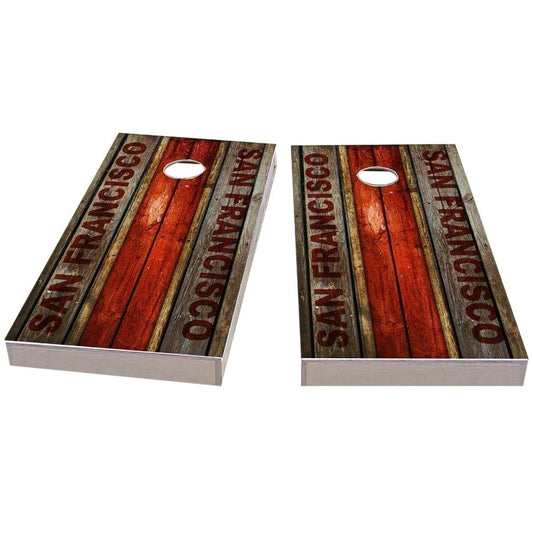 San Francisco Football Cornhole Boards