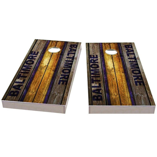 Baltimore Football Cornhole Boards