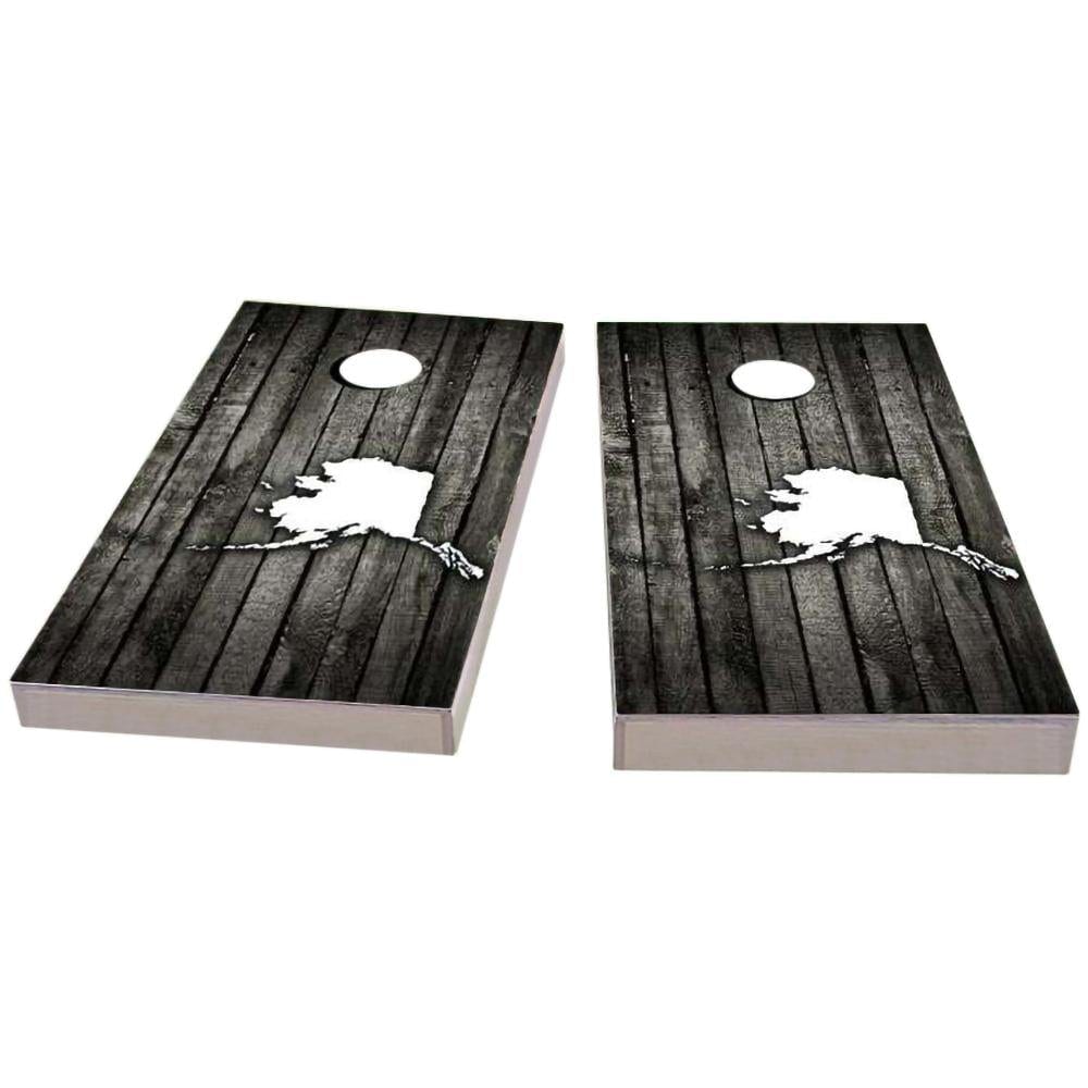 Alaska Wood Slat All-Weather Cornhole