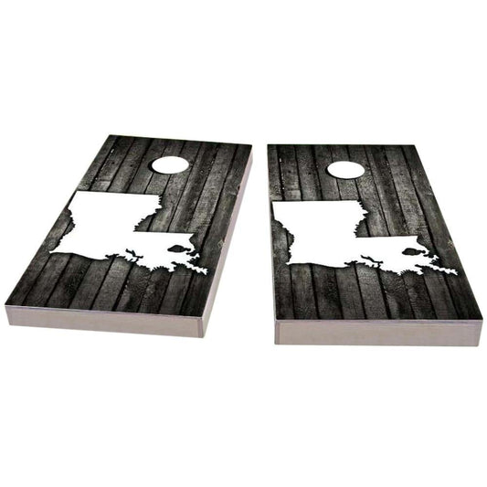 Louisiana Wood Slat All-Weather Cornhole