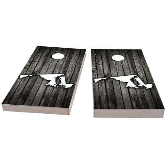 Maryland Wood Slat All-Weather Cornhole