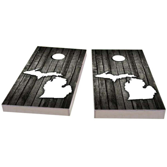 Michigan Wood Slat All-Weather Cornhole