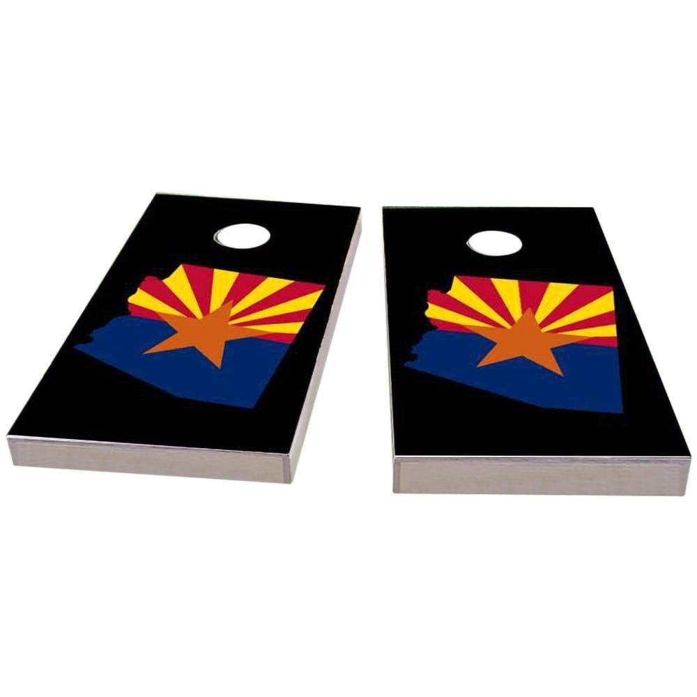 Arizona Outline (Black) All-Weather Cornhole