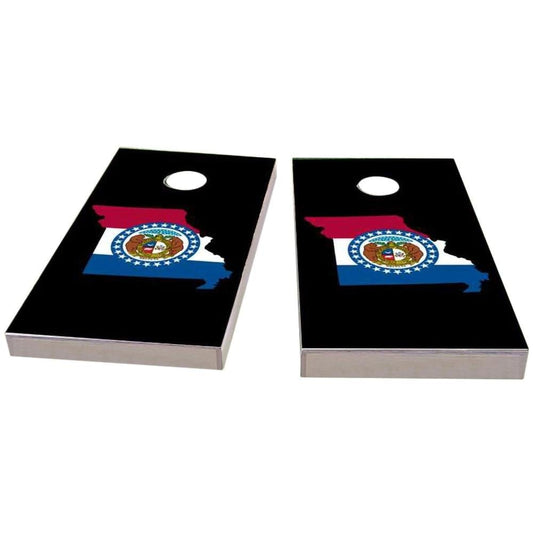 Missouri Outline (Black) All-Weather Cornhole