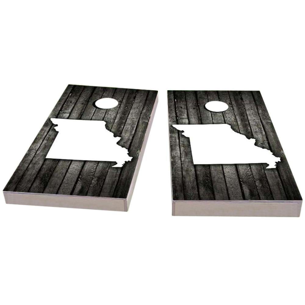 Missouri Wood Slat Cornhole Boards