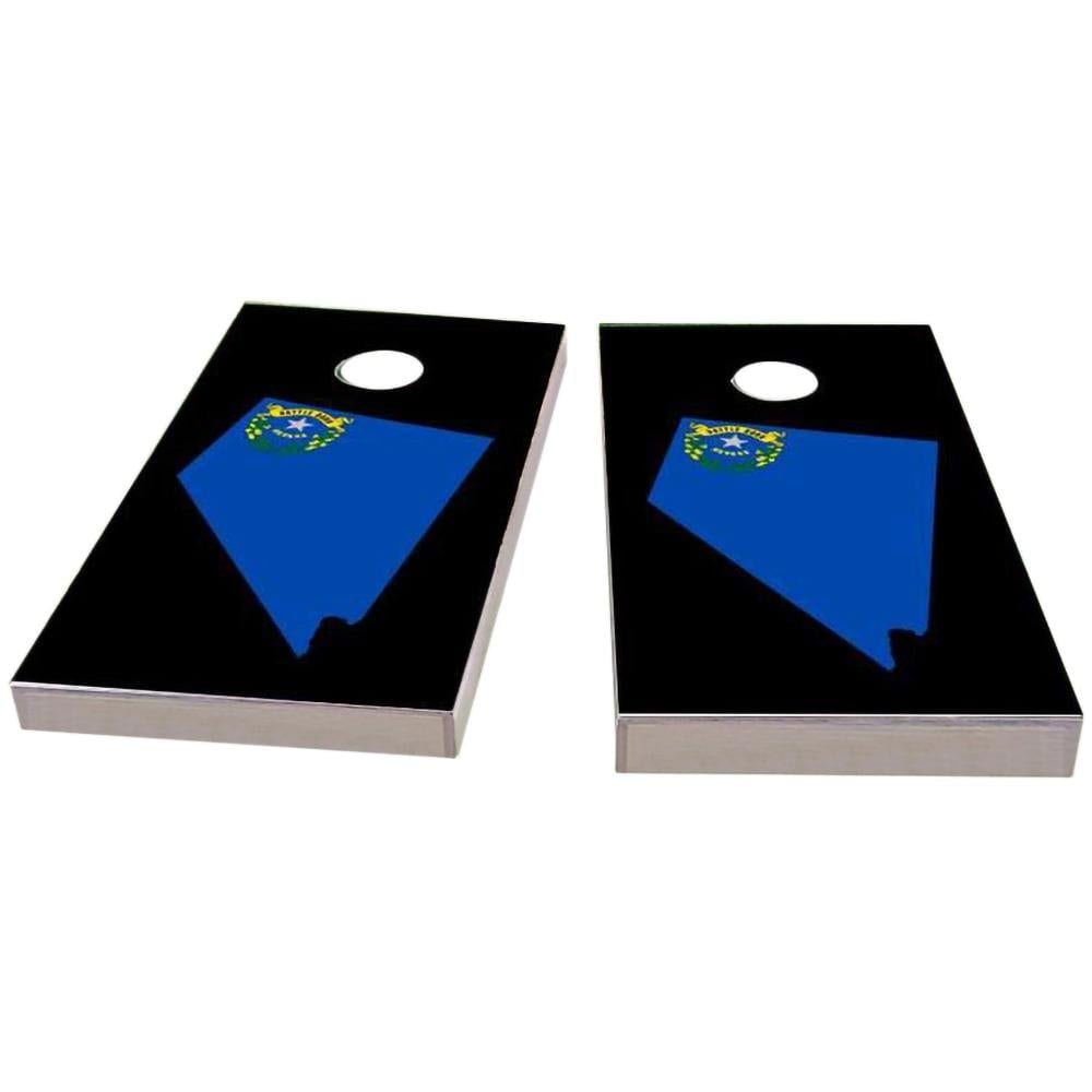 Nevada Outline (Black) All-Weather Cornhole