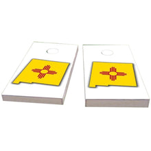 New Mexico Outline (White) All-Weather Cornhole
